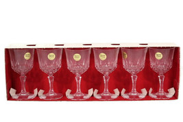 J G. Durand Set of 6 Cristal d&#39; Arques St Germain n4 Crystal Wine Glasse... - $46.52