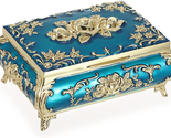 Mother Day Gift for Mom Wife Women, Metal Decorative Jewelry Box Vintage... - $36.42