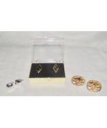 VINTAGE LOT OF 5-3 PAIRS MEN’S CUFFLINKS+LAPEL &amp;TIE TACK-EAGLES+ENAMEL+S... - $92.85 MXN