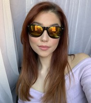 New Fashionista Mirrored Black Olive Men&#39;s Women&#39;s Sunglasses X3 - $9.99