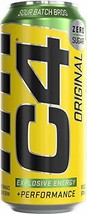 C4 Original On the Go Explosive Energy Drink Sour Batch Bros, 4 Cans - £15.71 GBP