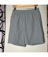 Haimont men’s gray and orange light weight athletic shorts - £11.56 GBP