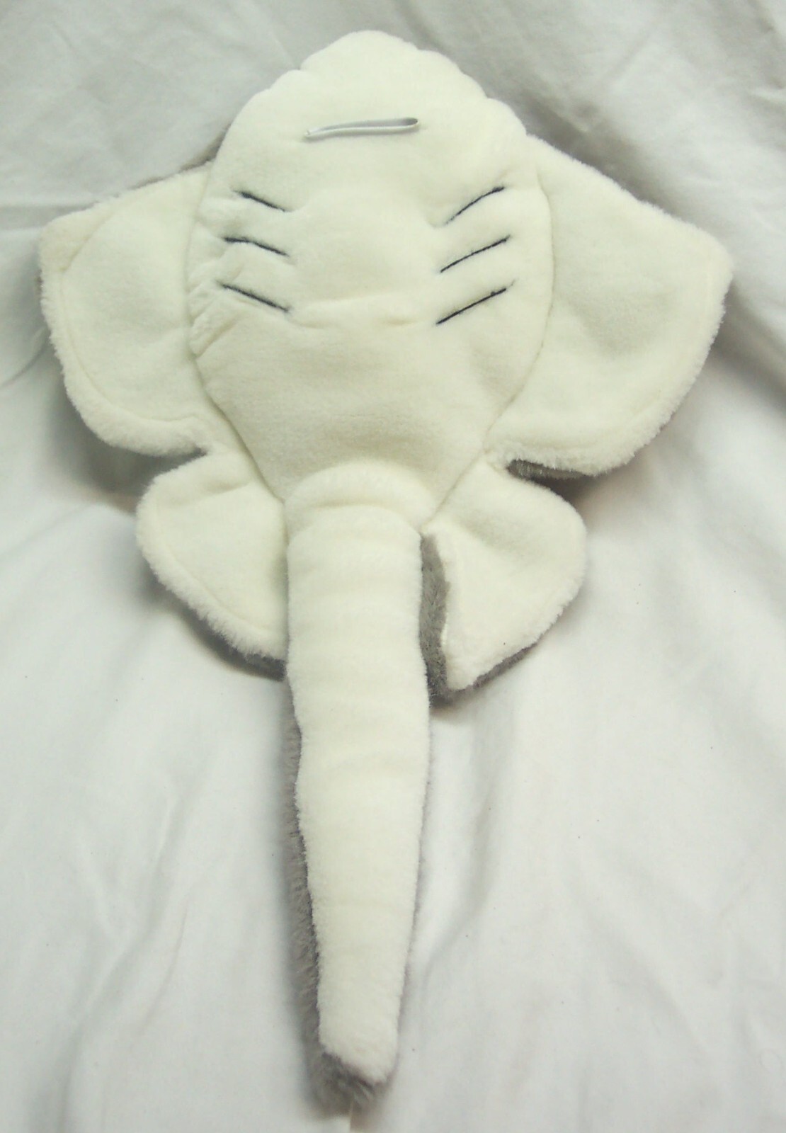 VINTAGE Grizzly NICE GRAY & WHITE STINGRAY 17" Plush STUFFED ANIMAL Toy Item image 3