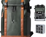 The Eco-Friendly Leather Tarion Waterproof Camera Backpack Bag Features ... - $116.92