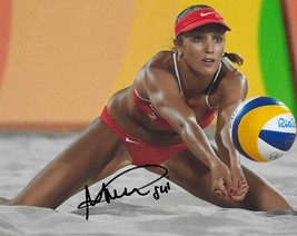 Anouk Verge Depre Swiss Olympic Volleyball Player signed 8x10 Photo COA  - £50.48 GBP