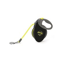 flexi Neon retractable flexible dog lead leash hi vis night safety tape  - £58.03 GBP