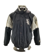 VINTAGE STARTER CHICAGO WHITE SOX PULLOVER  JACKET WITH HOOD SIZE L - $140.31