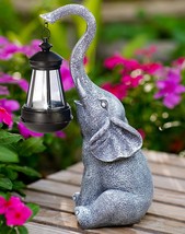 Elephant Statue for Garden Decor with Gift Appeal Ideal Gifts for Women Mom or B - £54.66 GBP