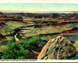 West From Hopi Point Grand Canyon Arizona AZ UNP WB Postcard A10 - $3.91