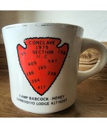 Vintage Boy Scouts 1975 Camp Babcock Hovey Ganeodiyo Lodge 417 Host  Mug... - €6,48 EUR