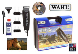 Wahl Stable Pro Horse Grooming Clipper Set Adjustable Blade, Case, Guide Combs - £129.01 GBP