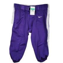 Nike Men&#39;s XL Stock Team Vapor Pro Purple White Football Pants CI3771-546 - $22.48