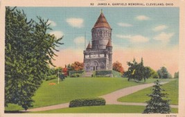 James A. Garfield Memorial Cleveland Ohio OH Postcard C59 - £2.15 GBP