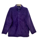 CB Petite Casual Vintage 1990&#39;s Womens PS Purple Cozy Fleece Zip Up Y2K ... - €22,53 EUR