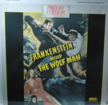 Frankenstein Meets the Wolf Man (1943) Laserdisc NTSC Lon Chaney Jr. Bela Lugosi - £11.80 GBP