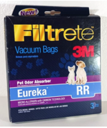 EUREKA RR PET ODER Micro Allergen Carbon Tech 3 pack UPRIGHT VACUUM BAGS... - $5.69