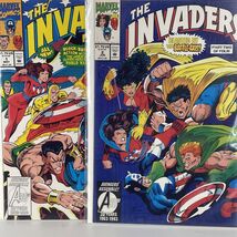 The Invaders 1993 Comic book lot #1-2 Roy Thomas Submariner Captain America - $7.59