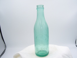 PA2 - 1910&#39;s Chas Kaier Brew Mahanoy City PA 7 3/4&quot; Tall AQUA EMPTY Beer... - €6,12 EUR