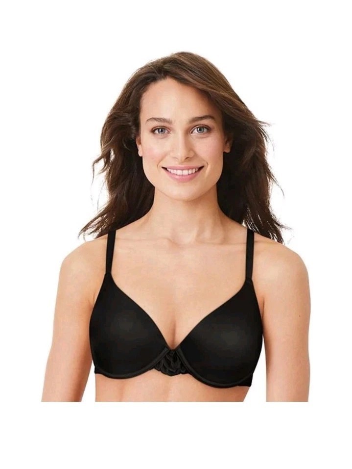 Bali One Smooth U Dreamwire Full-Figure Underwire Bra DF6580 Black 34B NWT - $34.61