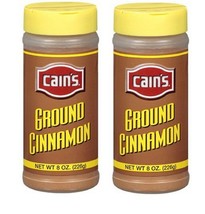 Cain&#39;s Ground Cinnamon   (2 bottle/8 oz Ea) - £11.00 GBP
