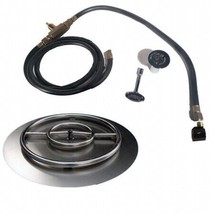 Tretco FPK-OBRSS-BK1-30-LP 30 in. Stainless Steel Pan-Ring Kit, Liquid P... - £468.28 GBP