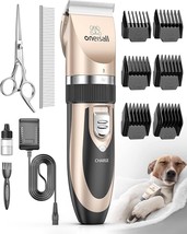 oneisall Dog Shaver Clippers Low Noise Rechargeable Cordless - $56.29