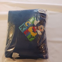 Disney Collection Mickey Mouse Throw Blue Blanket Measured Size 48x62 image 9