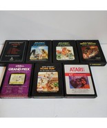 Atari 2600 Games Lot ET Home Run Grand Prix Combat Defender Football Nig... - £14.68 GBP