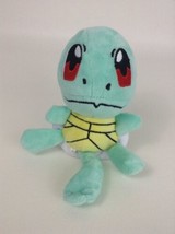 Pokemon Squirtle Blue Turtle Water Pokemon Plush Stuffed 8&quot; Toy Nintendo Tomy - £12.49 GBP