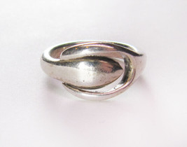 Vintage Modernist Sterling Silver Artisan Ring - Sz. 5.5 - £23.35 GBP