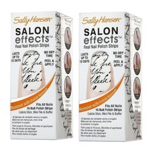 Sally Hansen Salon Effects Real Nail Polish Strips, Love Letter, 2 Pack - £15.35 GBP