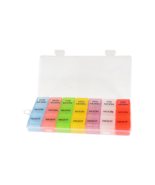 7 DAY PILL ORGANIZER - 3 TIMES A DAY (MORNING, NOON, NIGHT) AM/PM WEEK T... - £6.26 GBP