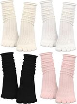 Summer-Ready 4 Pairs Women's Five-Toes Crew Socks - Breathable &amp; Comfort... - $28.66