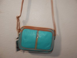 NWT NEW VALENTINA Genuine Leather Small Crossbody Purse Made In Italy st... - $98.01