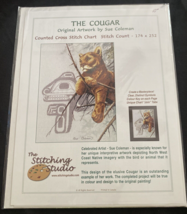 The Cougar, Counted Cross Stitch Chart, The Stitching Studio, Sue Coleman - $7.28