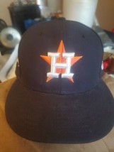 Houston Astros New Era Offical On-Field Cap Size 7 Jeff Bagwell HoF &#39;17 - B6 - £30.39 GBP