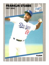 1989 Fleer #74 Franklin Stubbs Los Angeles Dodgers - £3.14 GBP