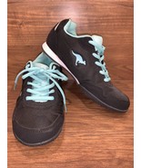 KangaROOS Shoes Women’s Size 6 Sporty Lace Up Low Top Sneakers Black Teal - $26.04 CAD