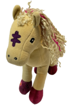 Manhattan Toy Company Groovy Girls Plush Horse Pink Feet 12 Inches Tall - £10.42 GBP