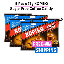 5 Packs KOPIKO Sugar-Free Coffee Candy 75g – Real Original Hard Coffee Coffee! - $39.65