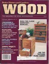 WOOD by Better Homes And Gardens February 1988 Issue No.21 for Woodworkers - £1.97 GBP