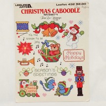 Christmas Caboodle Mini 4 Cross Stitch Patterns Leisure Arts Leaflet 432 1986 - $10.99