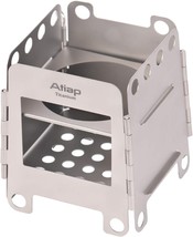 The Atiap Titanium Wood Burning Stove, Foldable Camping Backpacking, And Bbq. - £35.91 GBP