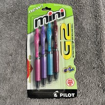 Vintage Pilot Mini G2 Gel Pens Assorted Colors New Old Stock Pink Purple... - $19.79