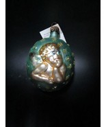 Radko Ball Glass Ornament 3 In With Original Label ^^ - $67.70 CAD