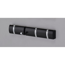 Inroom Furniture Designs Wall Cloth Hanger - Black 2 x 14.5 x 1 in. - $849.30 MXN