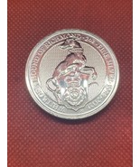 2021 Queen’s Beast White GreyHound 2 oz Silver Coin  - €116,85 EUR