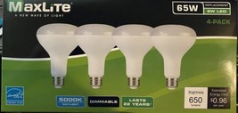 4 Maxlite BR30 LED Daylight Directional Light Bulb 8-Watt 65 Watt 5000K E26 - £4.73 GBP