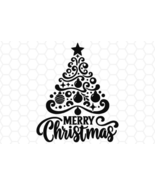 Merry Christmas SVG - Christmas Tree Svg - €1,73 EUR
