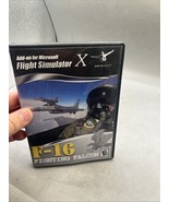 F-16 Fighting Falcon (PC, 2009) Microsoft Flight Simulator X Add-On CD-ROM - $12.86